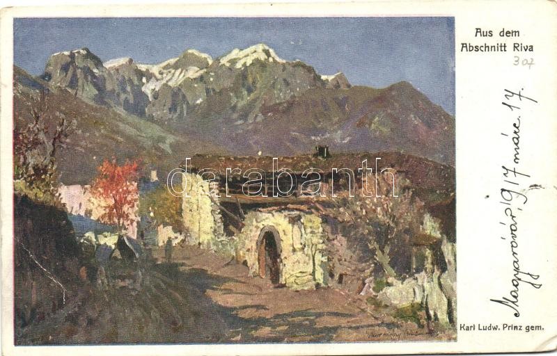 Riva del Garda 'Rotes Kreuz Kriegsfürsorgeamt' Nr. 412. s: Karl Ludwig Prinz