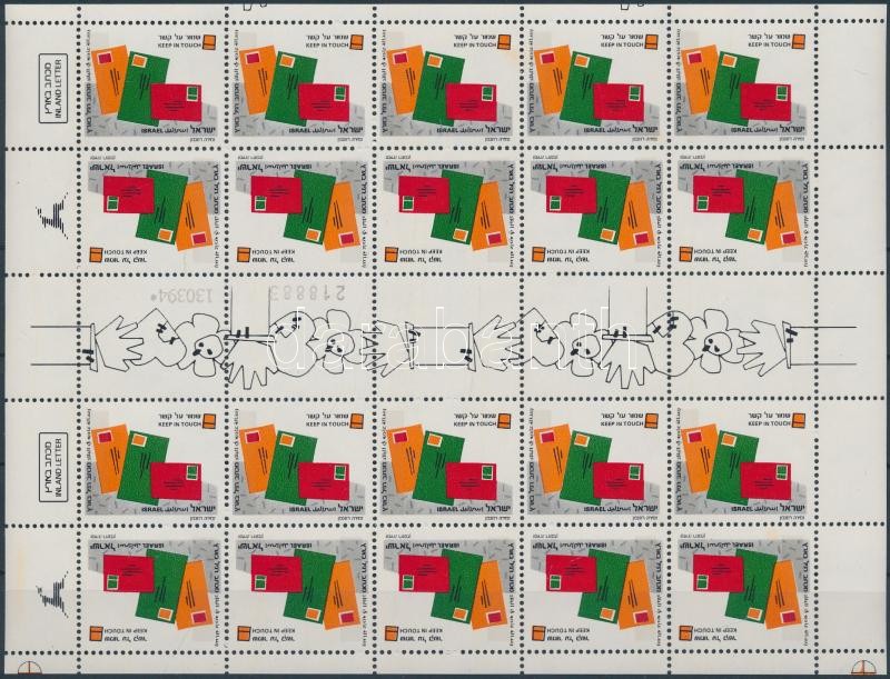 Üdvözlőbélyeg bélyegfüzetív, Greeting stamps stampbooklet