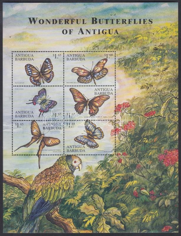 Butterflies minisheet, Pillangók kisív