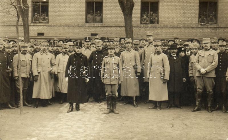 WWI Hungarian soldiers group photo, I. világháborús magyar katonák, fotó