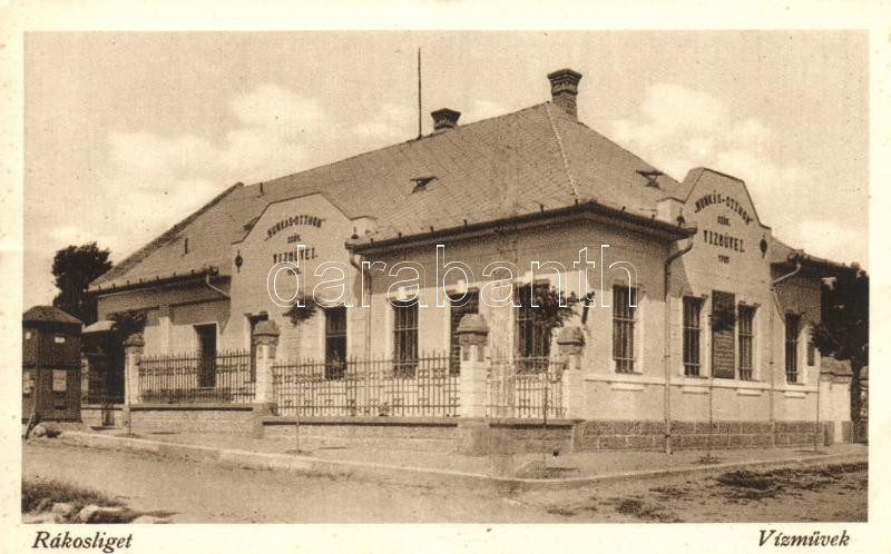 Budapest XVII. Rákosliget, Vízművek