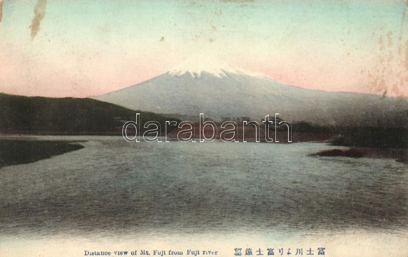 Mount Fuji from Fuji river