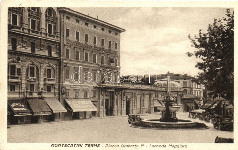 Montecatini Terme, Piazza Umberto, Locanda Maggiore / square