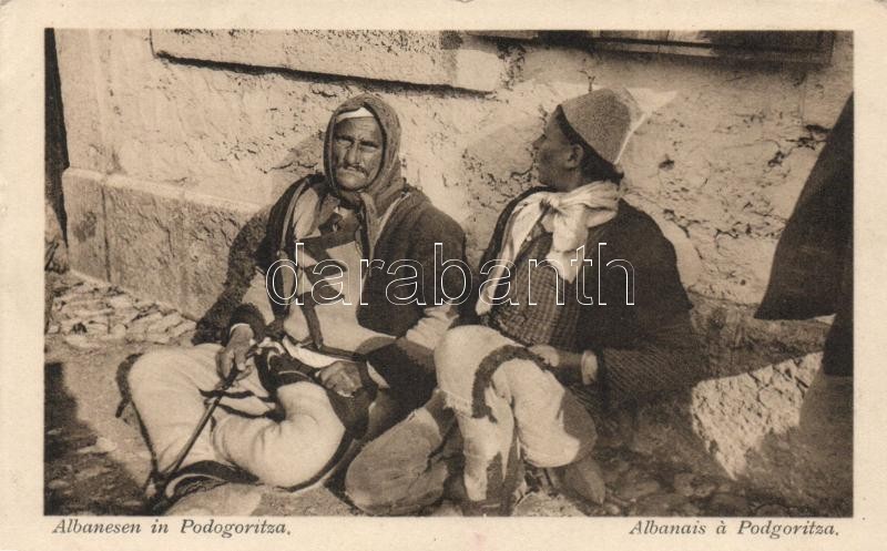 Albanesen in Podgoritza, Podgorica / Albanian folklore, Albán folklór