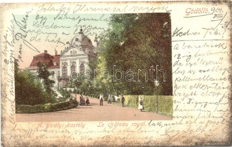 Gödöllő, Királyi kastély, litho