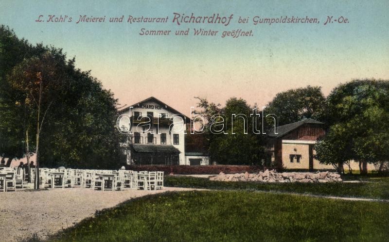 Richardhof bei Gumpoldskirchen, L. Kohl's Meierei und Restaurant