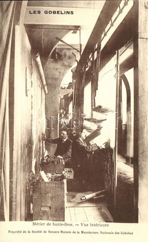 Paris, Les Gobelins, tapestry manufacture interior