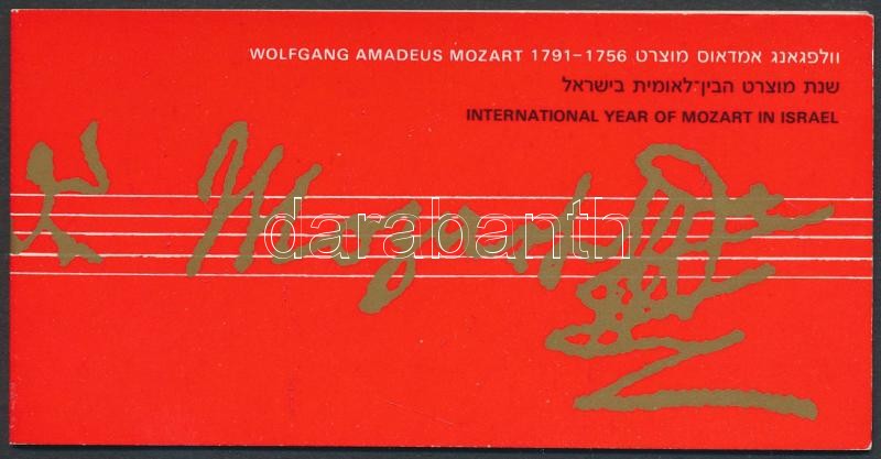Mozart bélyegfüzet, Mozart stamp-booklet