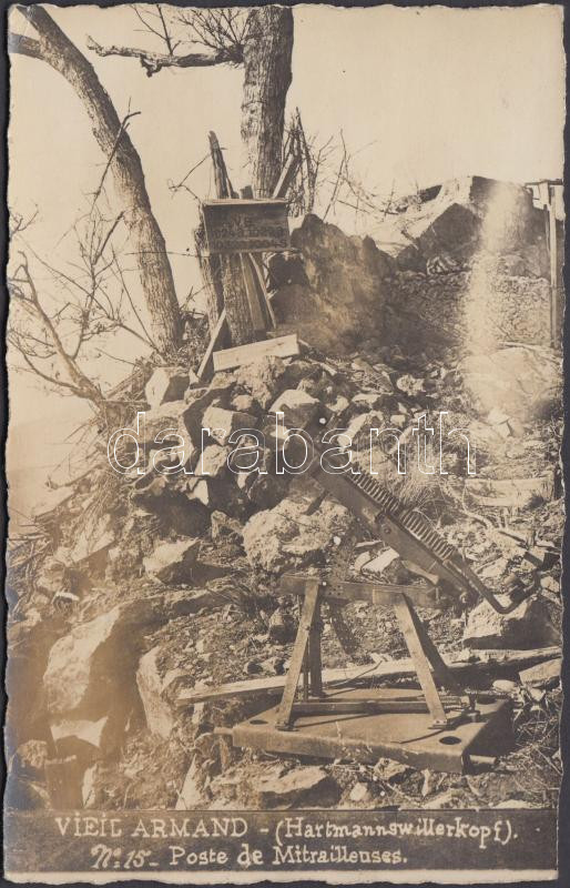 Hartmannswillerkopf, Vieil-Armand; Poste de Mitrailleuses / WWI machine gun station