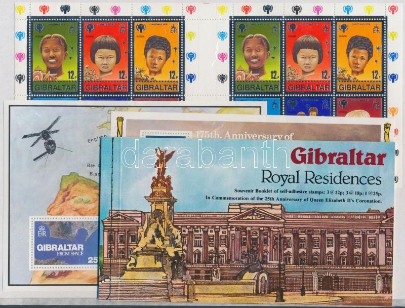 1978-1980 2 db blokk + teljes ív + bélyegfüzet, 1978-1980 2 blocks + full sheets + stamp-booklet
