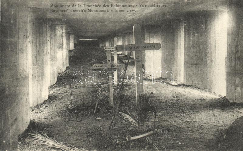 Verdun, Monument de la Tranchée des Baionettes / Bayonett's Trench Monument, inner view