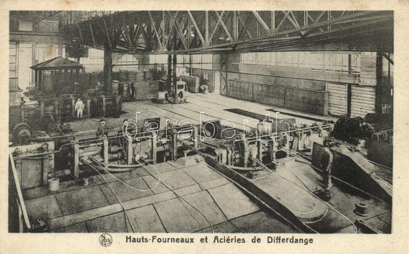 Differdange, Hauts-Fourneaux et Aciéries / steel company, factory interior
