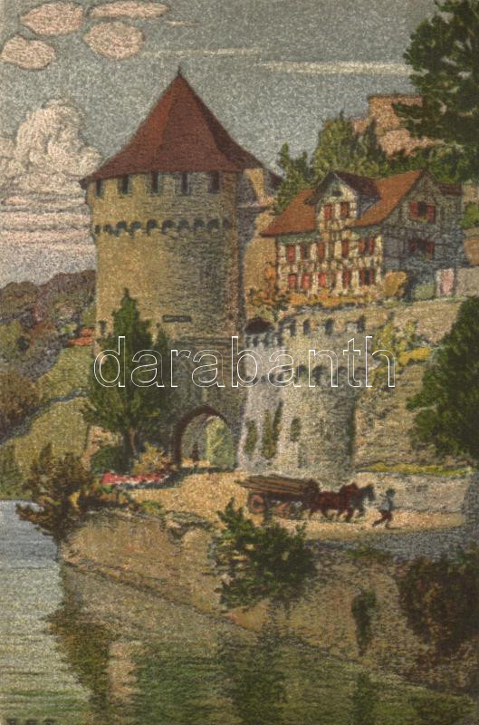 Luzern, Nölliturm litho s: Ernst E. Schlatter