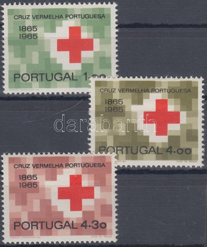 Centenary of Portuguese Red Cross set, 100 éves a portugál Vöröskereszt sor
