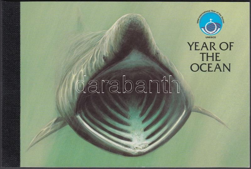 International Year of Oceans: marin wild life stampbooklet, Nemzetközi óceán-év: tengeri élővilág bélyegfüzet