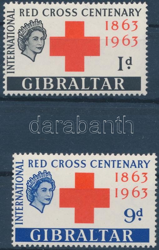 Interntional Red Cross Anniversary set, 100 éves a Nemzetközi Vöröskereszt sor