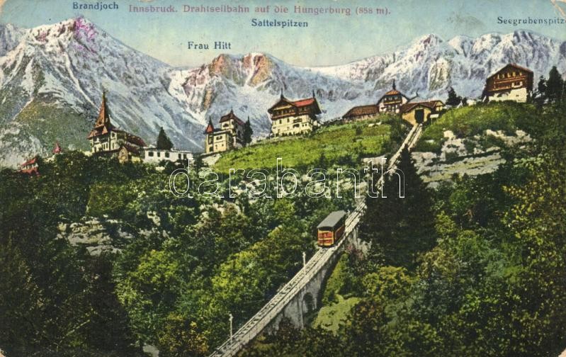 Innsbruck, Drahtseilbahn auf die Hungerburg / funicular