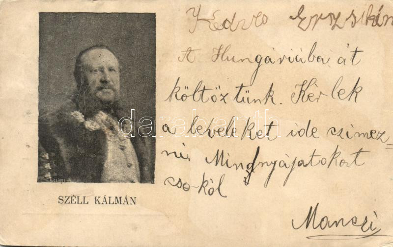 1899 Széll Kálmán (ázott / wet damage)