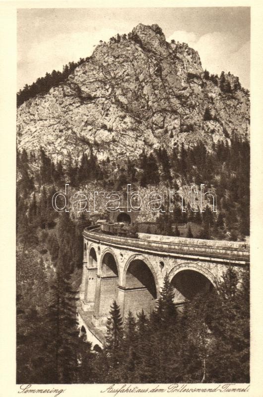 Semmering railway, Polleroswand Tunnel