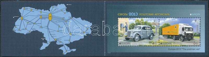 Europa CEPT Postal Vehicles stamp-booklet, Europa CEPT Postai járművek bélyegfüzet