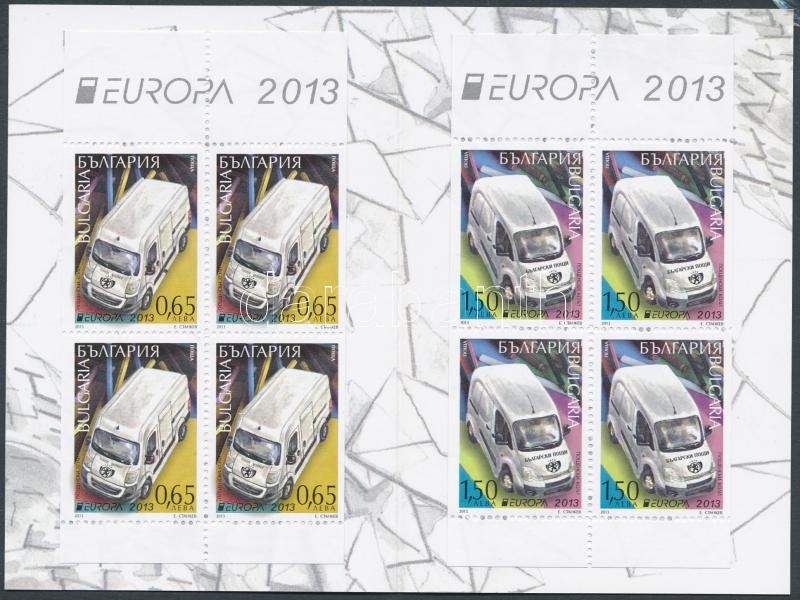 Europa CEPT Postal vehicles stampbooklet, Europa CEPT Postai járművek bélyegfüzet