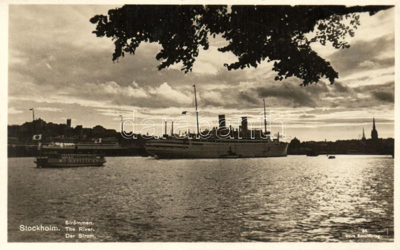 Stockholm, Strömmen / river, steamships