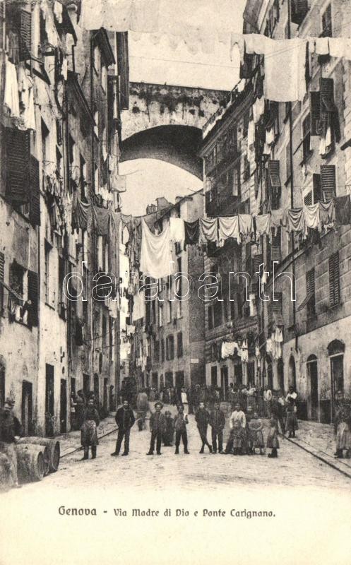 Genova, Via Madre di Dio,  Ponte Carignano / street, bridge