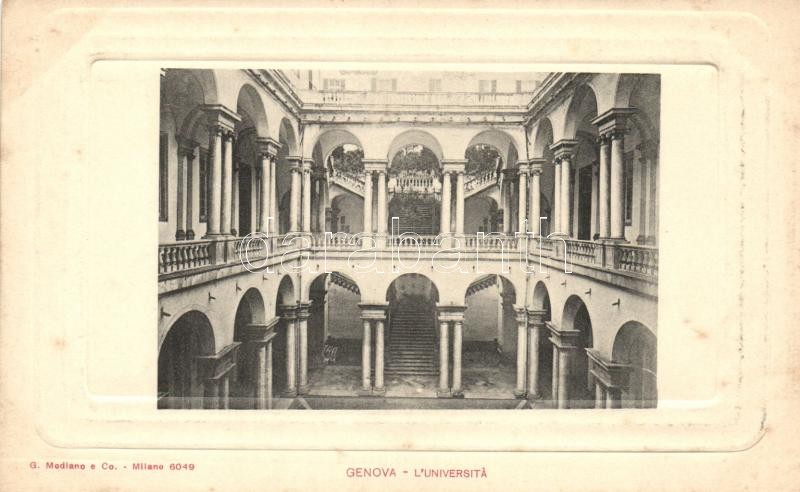 Genova, Universita / university, interior