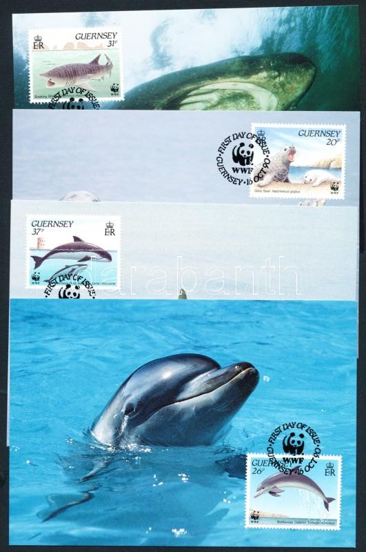 WWF tengeri állatok sor 4 CM, WWF Sea animals set 4 CM