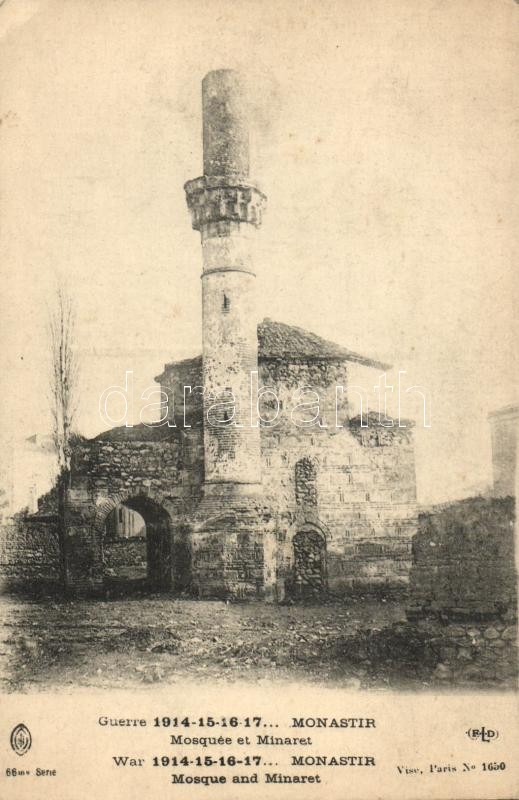 Bitola, Monastir; Mosque and minaret