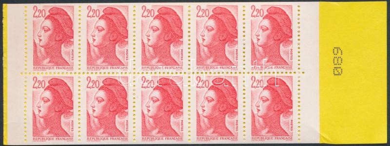 Liberté stamp-booklet, Liberté bélyegfüzet