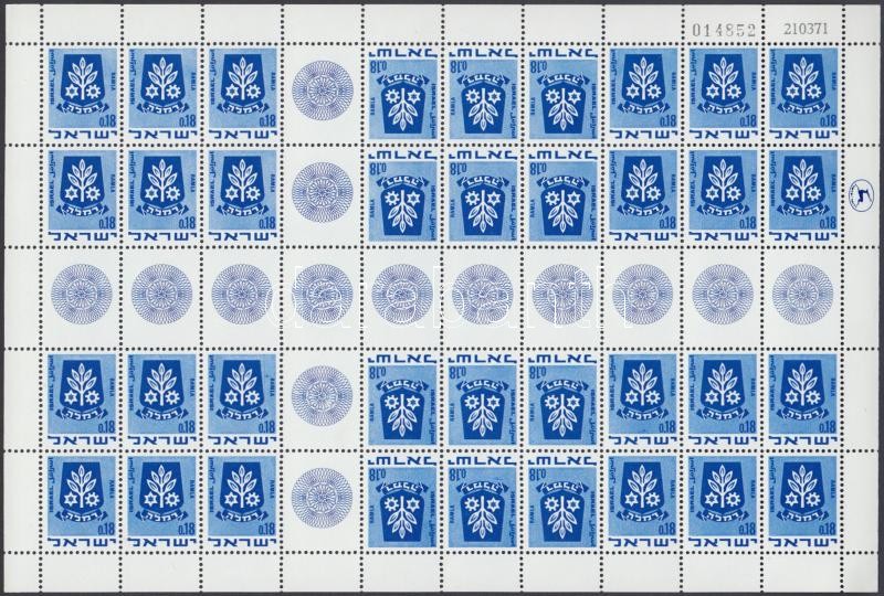 Bélyegfüzet ív, Stampbooklet sheet