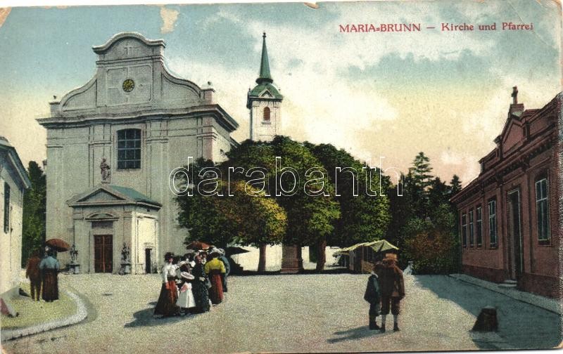 Vienna, Wien XIV. Hadersdorf-Weidlingau, Kirche un Pfarrei Mariabrunn / church and parish