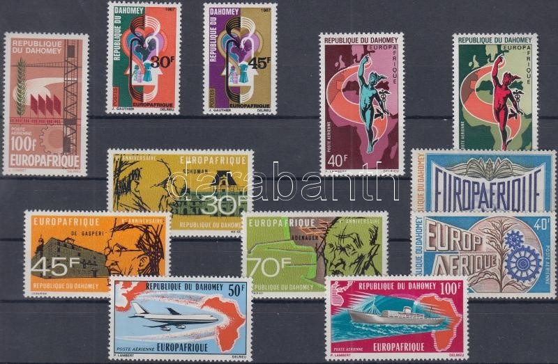 Europafrique 12 diff. stamps, Europafrique 12 klf bélyeg