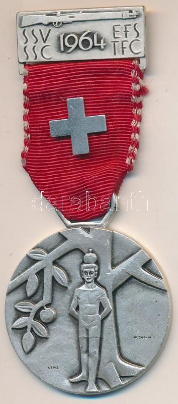 2 Médailles SUISSE HUGUENIN LENZ Tell Symbole de notre Liberté Unserer Freiheit 