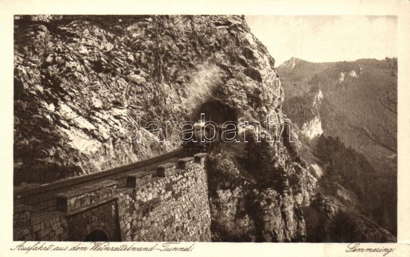 Weinzettelwand tunnel, Semmeringbahn railway