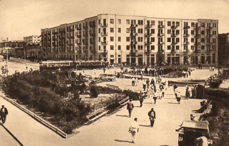 Baku, Nouveaux quartiers / new quarter, tram