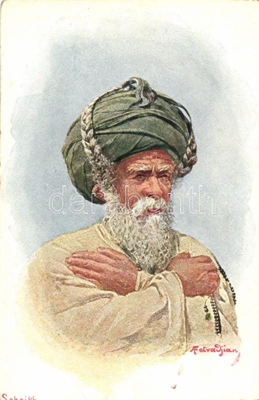 Scheikh / Arab sheik s: Arshak Fetvadjian, Arab sejk s: Arshak Fetvadjian