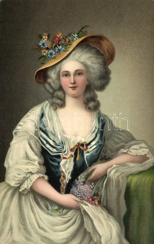 Princess Élisabeth of France litho s: Le Brun, Erzsébet Filippina Mária francia királyi hercegnő litho s: Le Brun