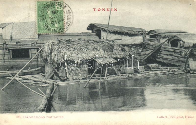 Tonkin, houseboats