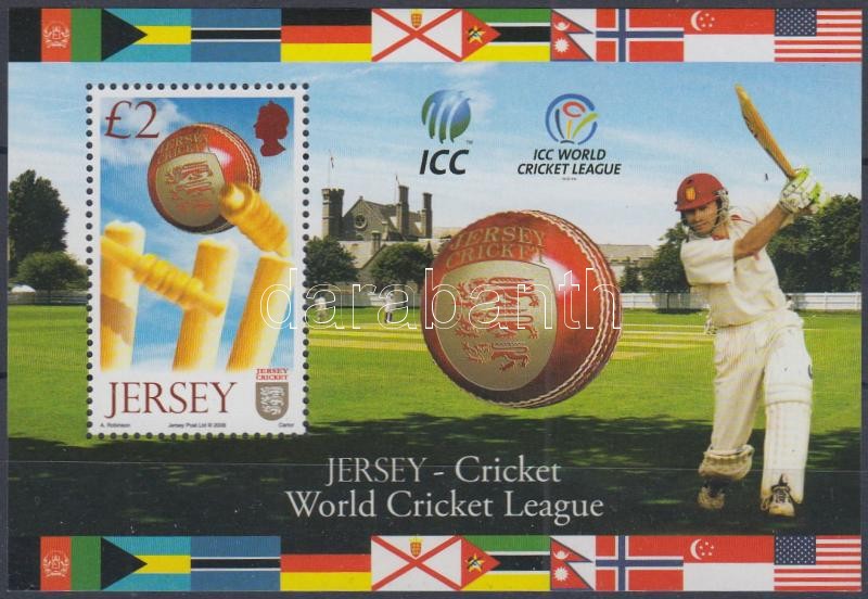 Jersey - Cricket block, Jersey részvétele a Krikett Világszövetségben blokk