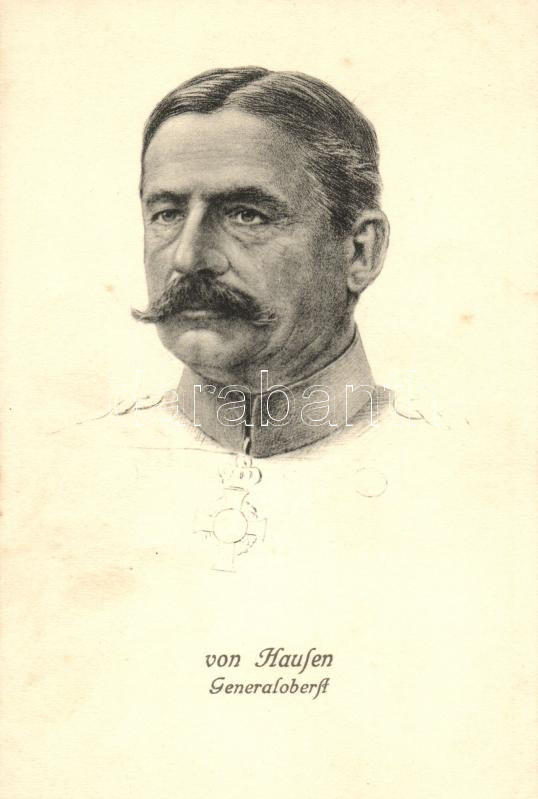 Generaloberst von Hausen, Max von Hausen ezredes