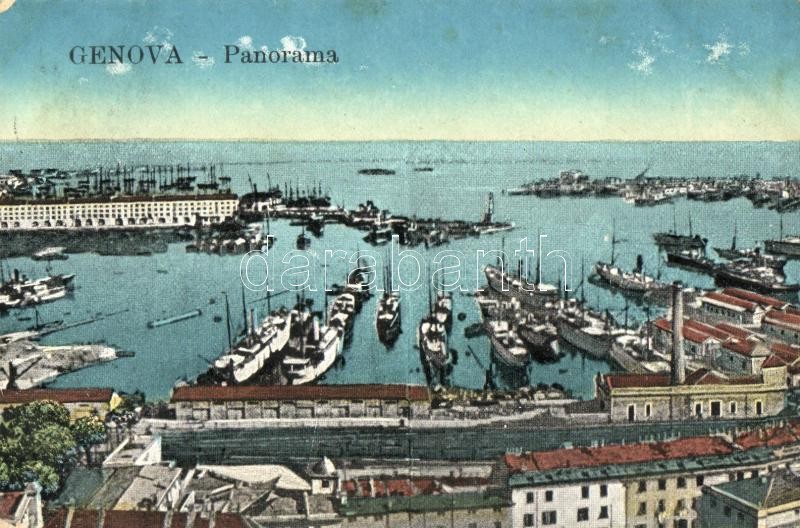 Genova, port, ships