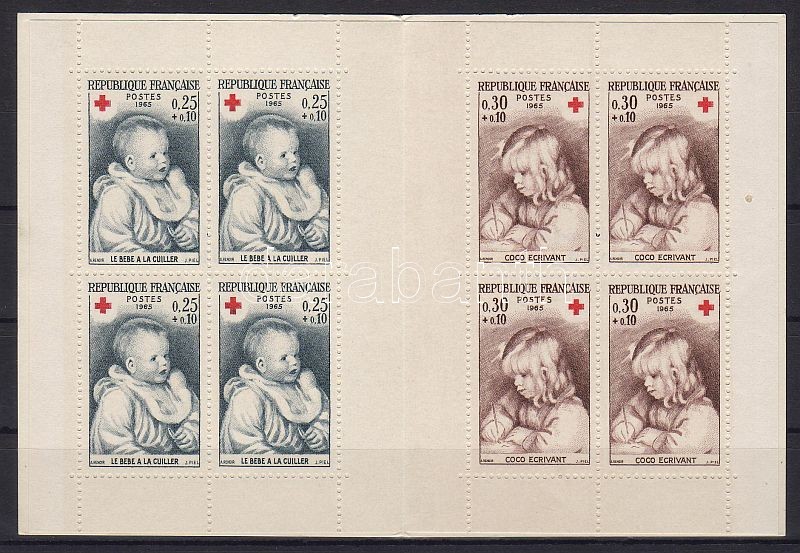 Vöröskereszt bélyegfüzet, Red Cross stamp booklet, Rotes Kreuz Markenheftchen