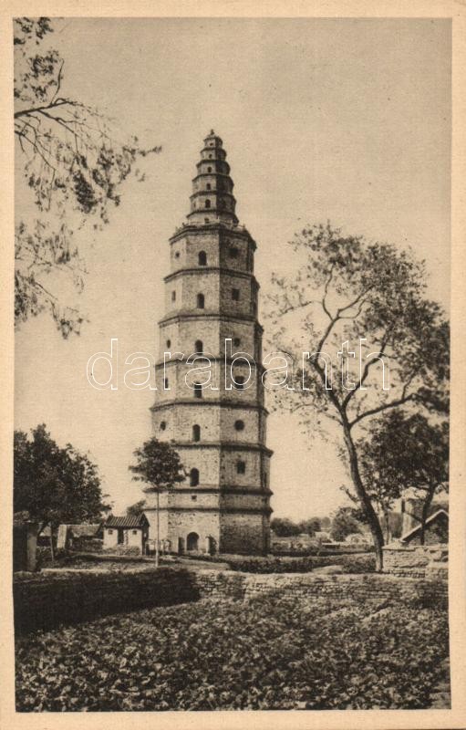 Yanzhou, Yenchow; Old Tower of a pagoda