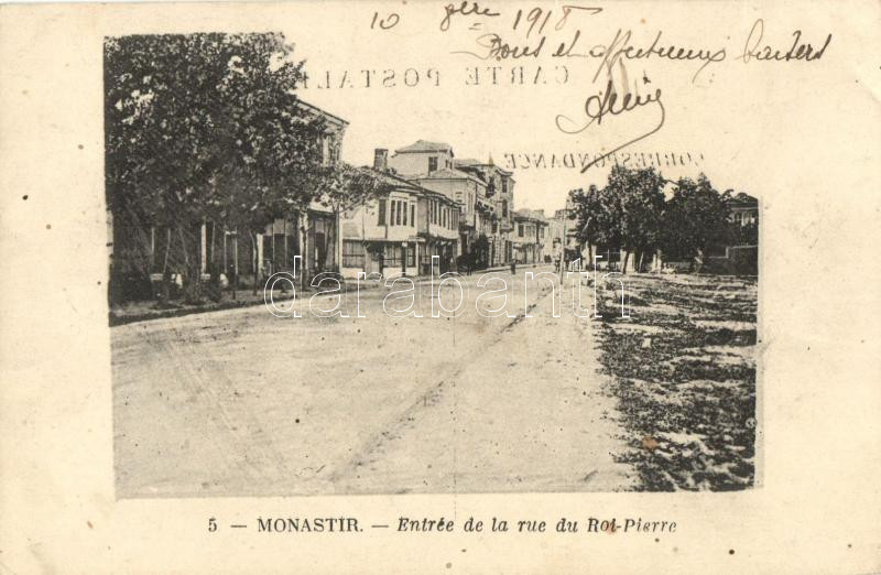 Bitola, Monastir; rue du Roi Pierre / street