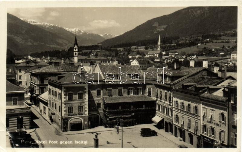 Lienz, Iseltal, Hotel Post, shop of Engelbert Fuchs, Josef Huber