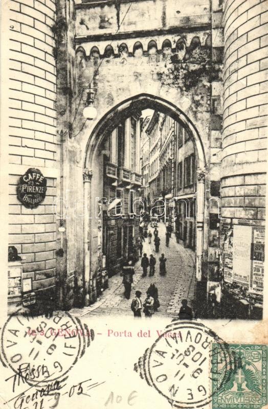 Genova, Porta dei Vacca, Cafe Firenze / gate