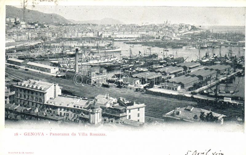 Genova, Villa Rosazza, port