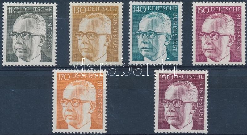 Forgalmi: Gustav Heinemann elnök sor, Definitive: President Gustav Heinemann set